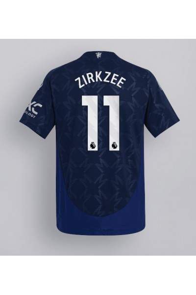 Manchester United Joshua Zirkzee #11 Voetbaltruitje Uit tenue 2024-25 Korte Mouw Manchester United Joshua Zirkzee #11 Voetbaltruitje Uit tenue 2024-25 Korte Mouw